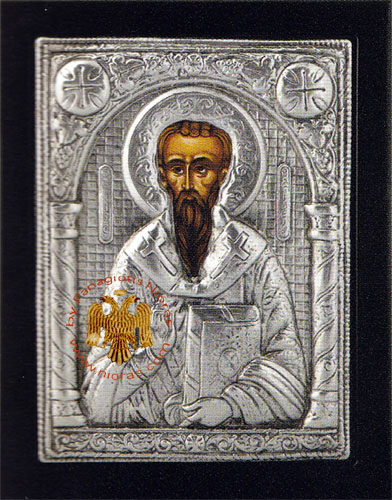 Saint Vasilios Orthodox Aluminum Icon